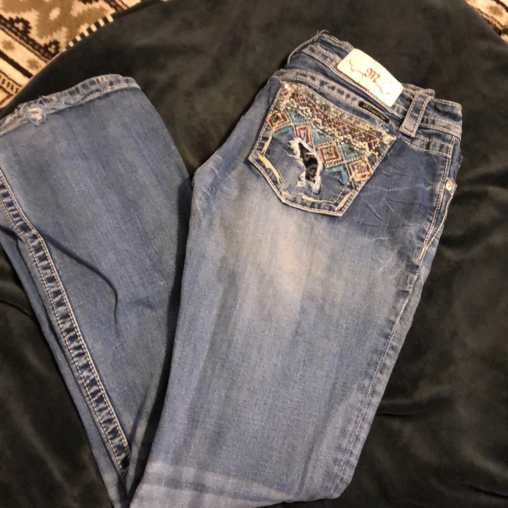Womens Miss Me bootcut jeans